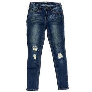Fire Los Angeles Distressed Denim Jeans Pants